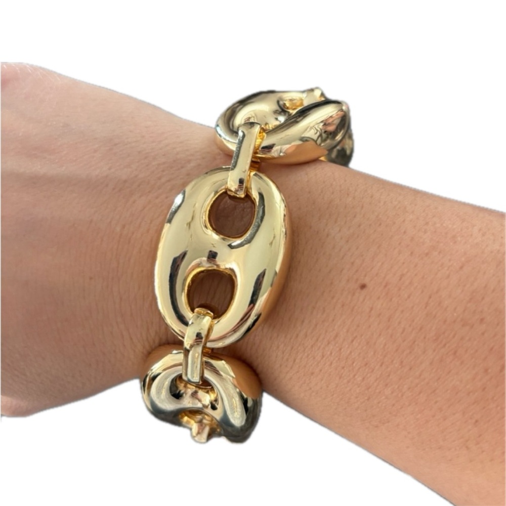 NWT โ๏ธ ๐โ๏ธ Camila Coelho Gorgeous Set of Goldtone Necklace & Bracelet - Picture 4 of 17